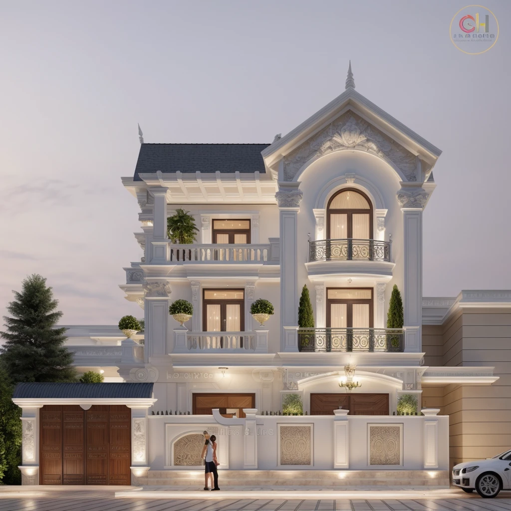 Neoclassical villa design