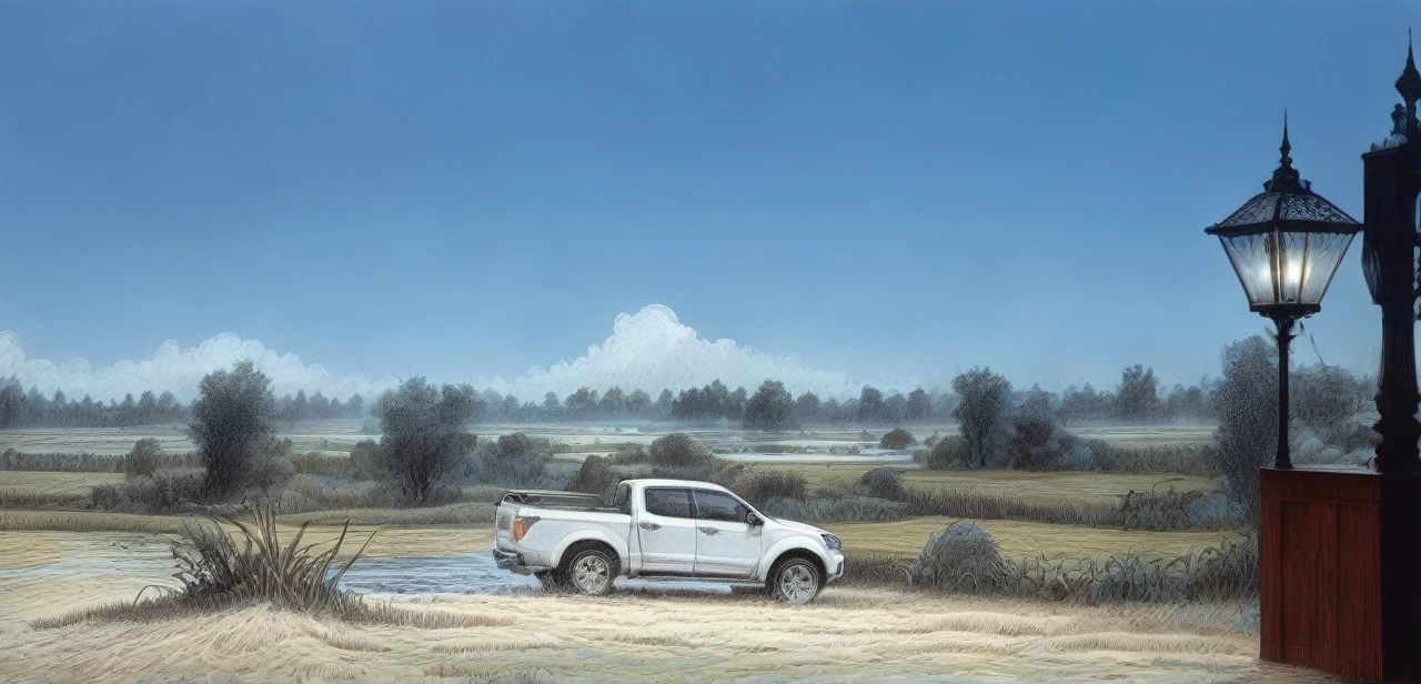 fantasy, Floodplain, ink drawing, Masterpiece realistic, best high quality, perfect details, intricate details, nice lighting, detailed background,