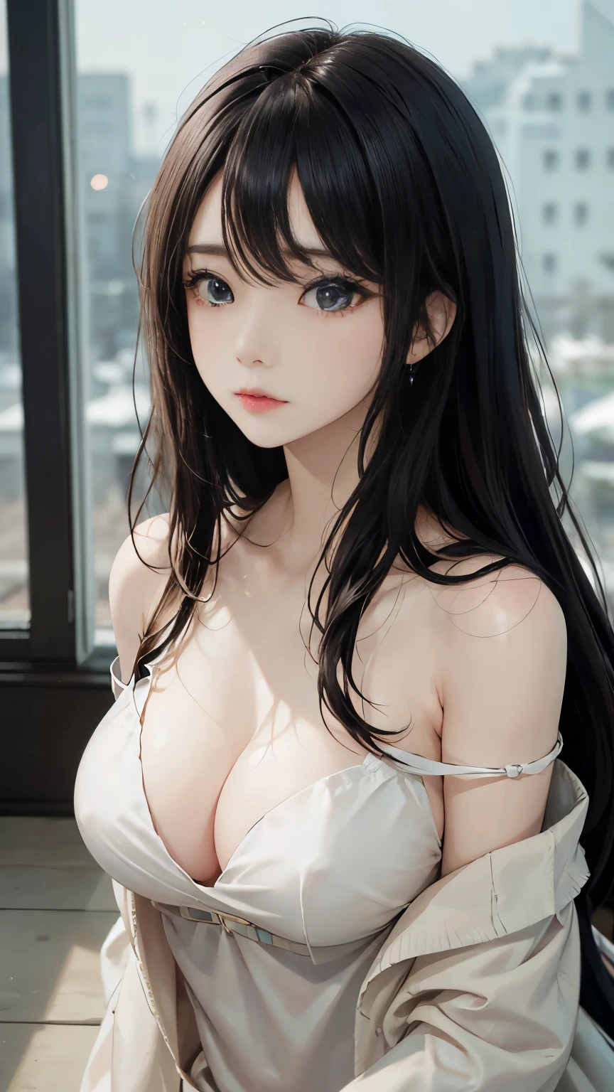 (最高qualityのディテール)、Realistic、8K Ultra HD、High resolution、(One Girl:1.2),(Fatal Beauty,Attractive beauty) ,(A supple and powerful physique),(Sensual charm),(Mysterious charm:1.1),(Captivating silhouette),The 超detailedな、高qualityのテクスチャ、Intricate details、detailed、非常にdetailedなCG、高qualityの影、detailed 美しく繊細な顔、detailed 美しく繊細な目、Written boundary depth、Ray Tracing、20th Generation、Cute K-Pop Girls、(The Face of Ulzan in Korea)、Thin face、(Urzan-6500-v1.1:0.6)、PurerosFace_v1、Glowing Eyes、Perfect body、 Viewer Display、(最高qualityのディテール:1.2)、Realistic、8K Ultra HD、High resolution、Close-up of a woman， realistic girl rendering, 8k artistic german bokeh, Enchanting girl, Real Girls, Gurwitz, Gurwitz-style artwork, Girl Roleplay, Realistic 3D style, cgstation Popular Topics,, 8K Portrait Rendering,（truth，truth：1.4），(Sparkling eyes girl:1.2)、The 超detailedな、高qualityのテクスチャ、Intricate details、detailed、非常にdetailedなCG、高qualityの影、detailed 美しく繊細な顔、detailed 美しく繊細な目、Written boundary depth、Ray Tracing、20th Generation、Cute K-Pop Girls、(The Face of Ulzan in Korea)、Thin face、(Urzan-6500-v1.1:0.6)、cheek、Glossy Lips、、High resolution, Best image quality, 最高quality, Realistic, 超detailedな, Photo realistic, 4K 8K Ultra HD Full Color RAW Photos, Fujifilm(Medium format), Hasselblad, Carl Zeiss, Incredible dynamic range photography(utility_art：Smooth-768:1.1),High resolution, High pixel count, 明確なdetailed, Clear images, Natural color reproduction, Noise Reduction, High fidelity, quality, Software Improvements, Upscaling, Optimized Algorithms, Professional-level retouching,

1. Oversized coat:

The coat is、Choose an oversized design that covers from shoulders to knees.。Color is classic navy or black、or warm khaki or beige, hang on.、Choose colors that match the season。
2. Knitted sweater or turtleneck:

To protect yourself from the cold、Knitted sweater or turtleneckを選択してください。Match the texture and color of the knit to the coat.。
3. Wide leg pants:

For pants, Choose a wide-leg design、Combines ease of movement and style。Denim in dark tones or black trousers will look good.。
4. Knee-high boots:

What is included in an oversized coat、足首からふくらはぎまでカバーするKnee-high bootsとの組み合わせ。Boots are black or dark brown and chic.、Gives a stylish impression。
5. accessories:

シンプルなゴールドまたはシルバーのaccessoriesを選択してください、Add elegance to your outfit。for example、Long necklaces and large earrings are recommended.。
6. Handbags:

Handbags、Choose a color that matches the tone of your outfit.。Shoulder bags and tote bags are convenient and stylish。
7. Compensateと髪型:

Compensate, Choose natural colors that flatter your skin。Wavy Hair、By creating loose curls、Appeal to softness。