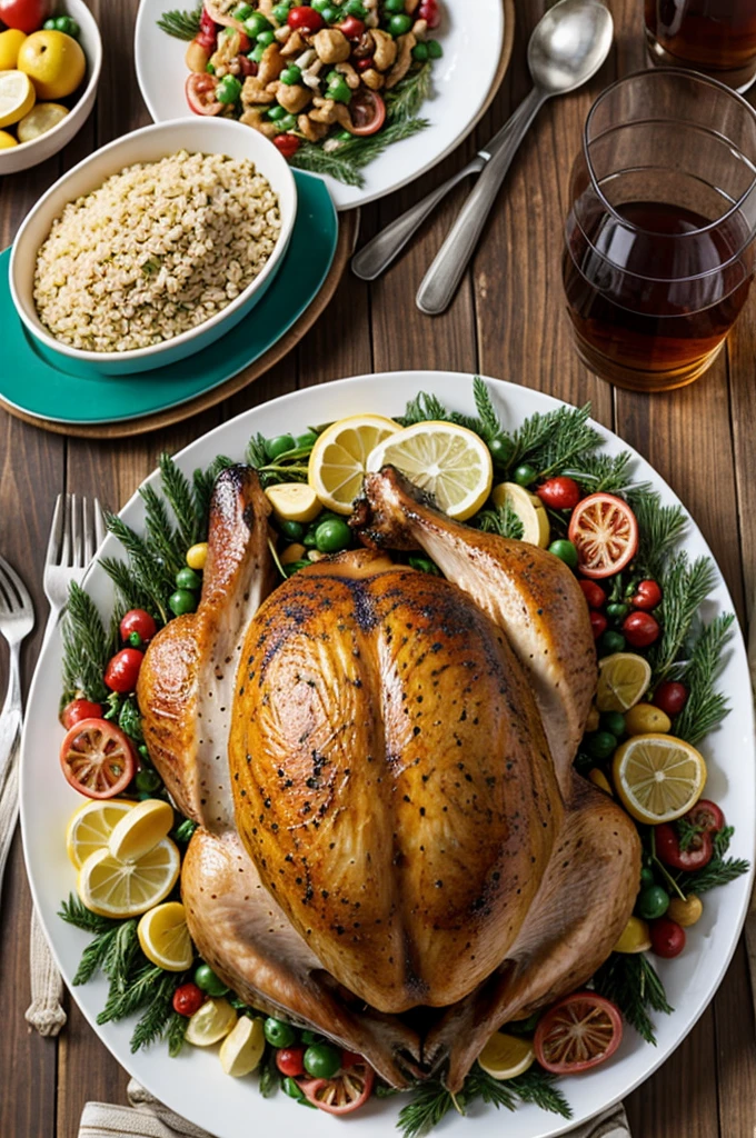 Turkey with bear head