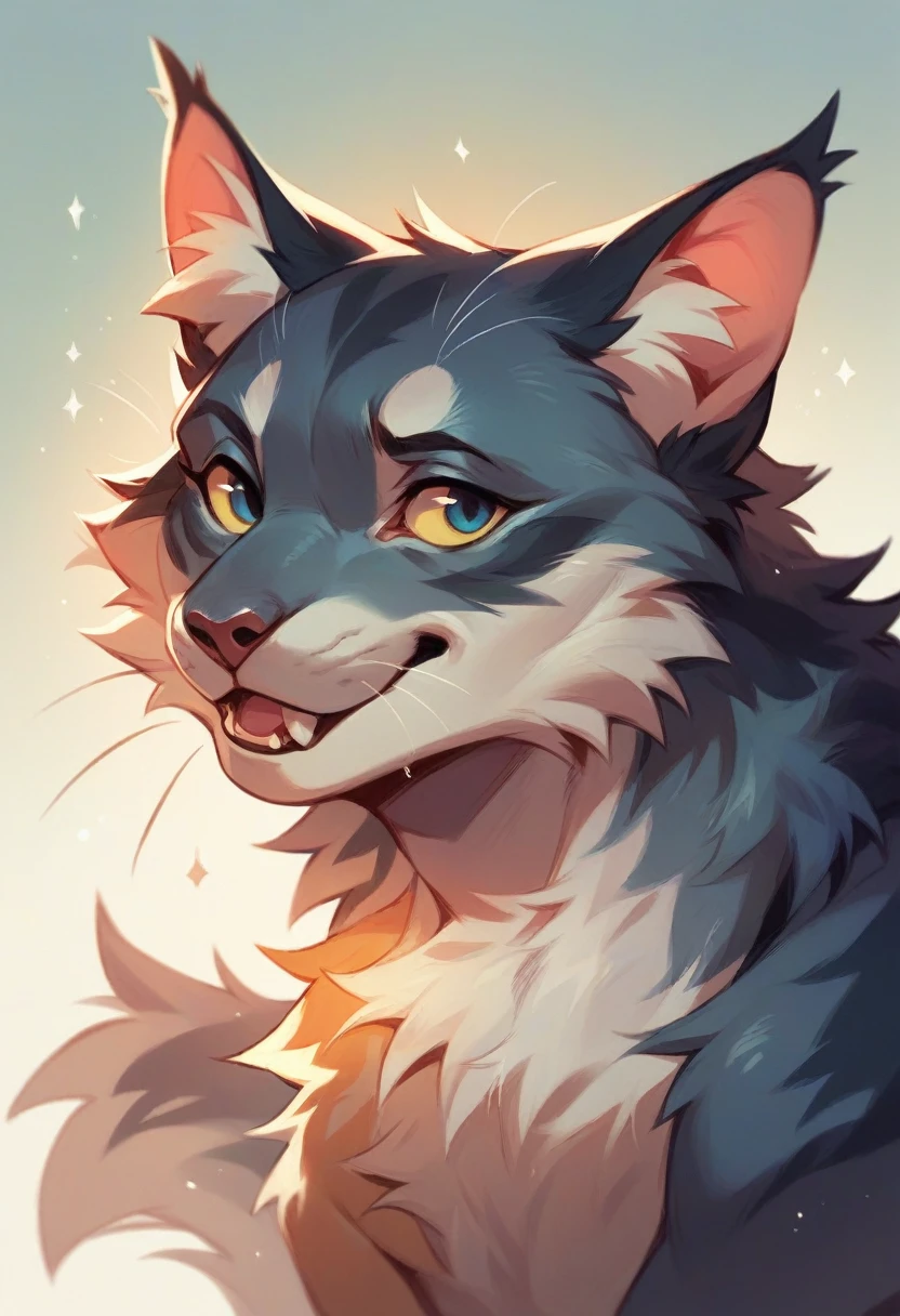 fluffy cat