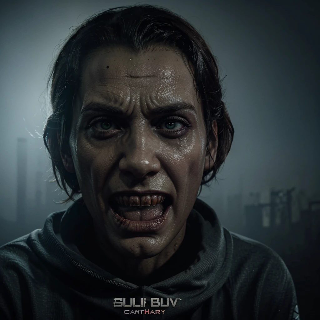 Create a banner for a YouTube channel inspired by scary video games like Outlast, call of duty zombies,subnautica, five night's at freddys