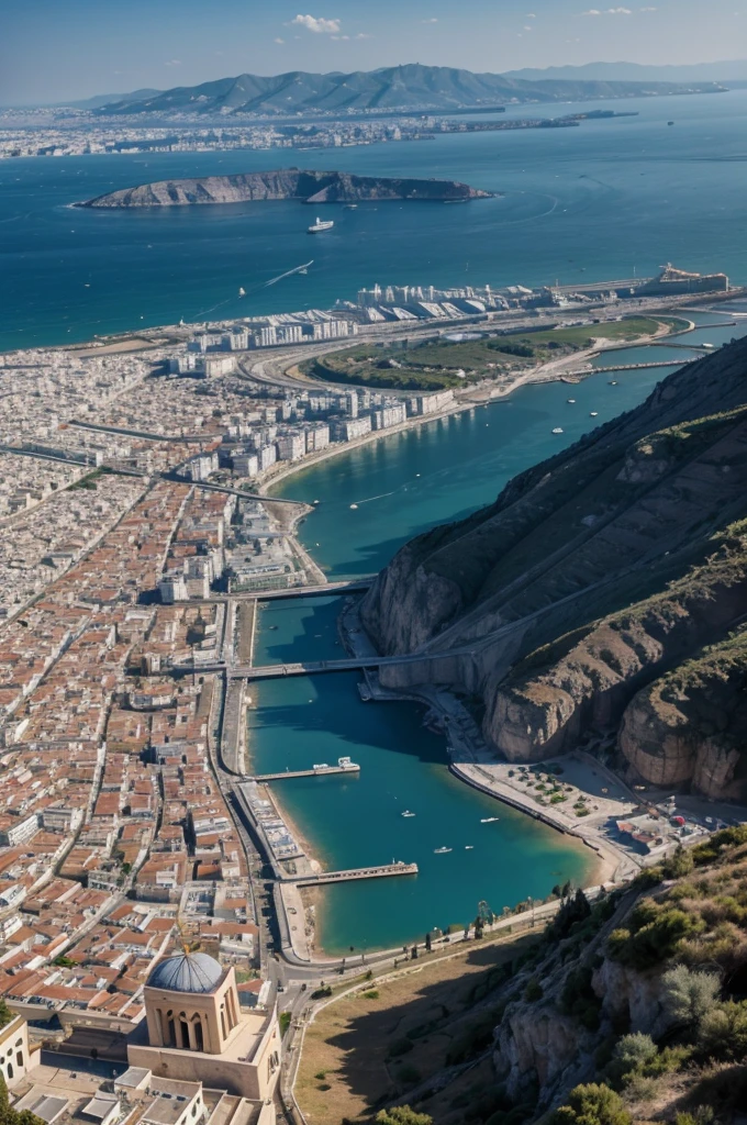 city of greece seen from above