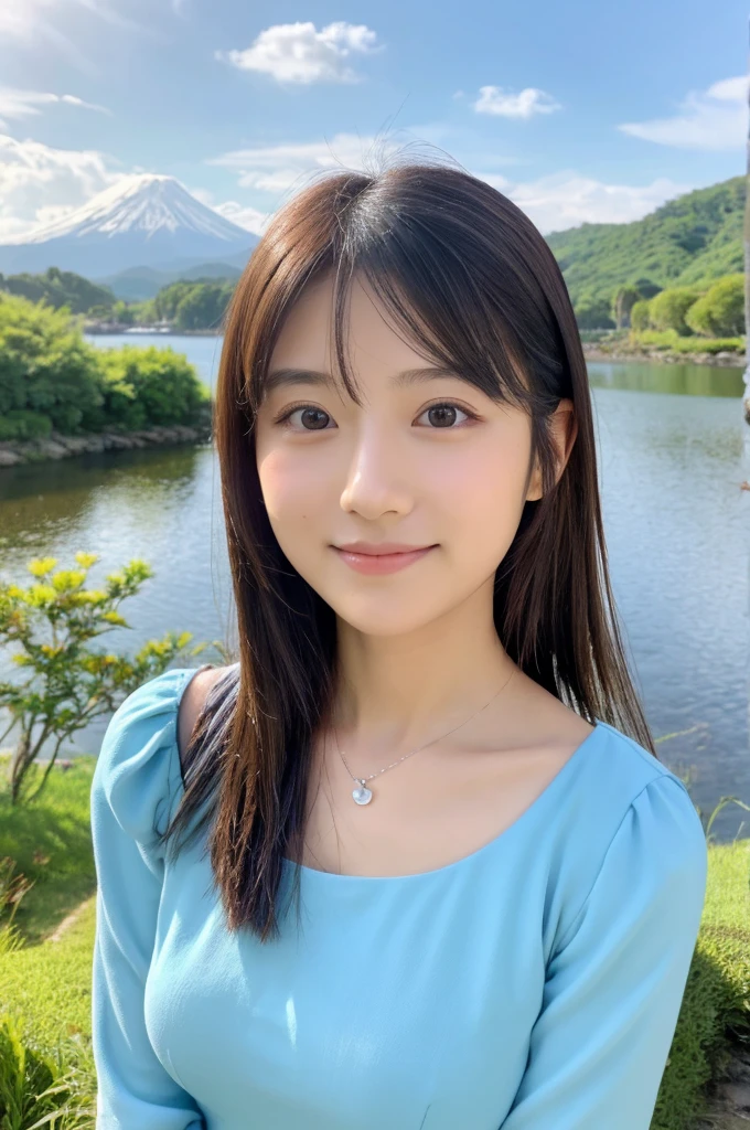 ((Highest quality)), ((masterpiece)), (detailed),Perfect Face,Japanese,landscape,Beauty,cute,Upper Body