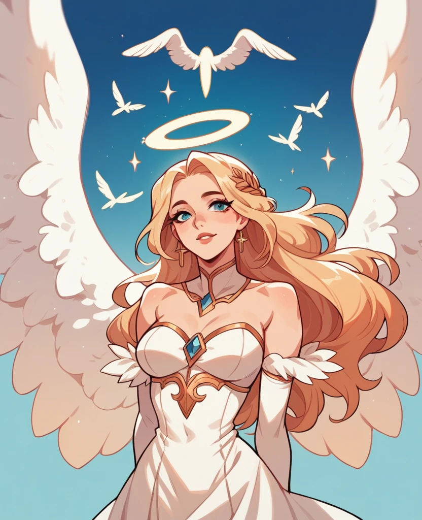 very beautiful girl angel, biblically accurate angel