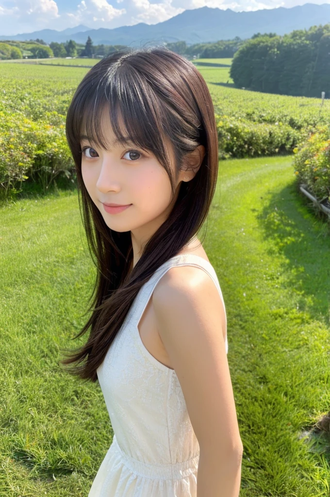 ((Highest quality)), ((masterpiece)), (detailed),Perfect Face,Japanese,landscape,Beauty,cute,Upper Body