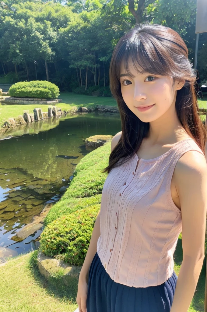 ((Highest quality)), ((masterpiece)), (detailed),Perfect Face,Japanese,landscape,Beauty,cute,Upper Body