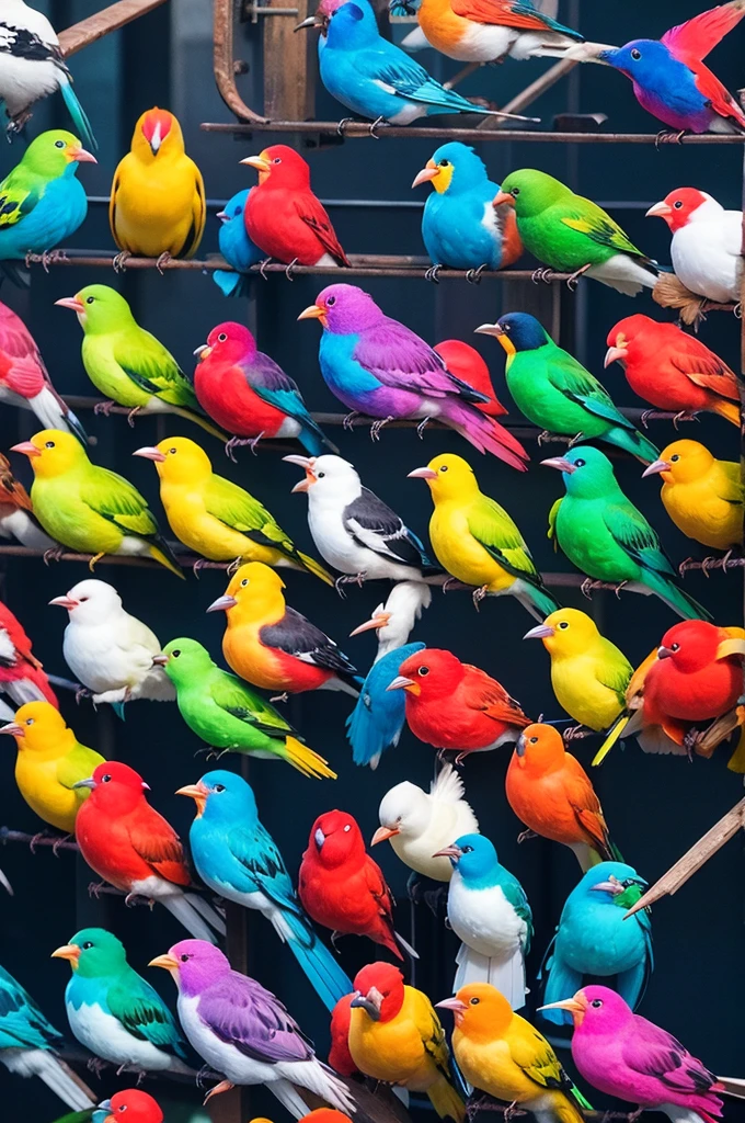 colorful birds