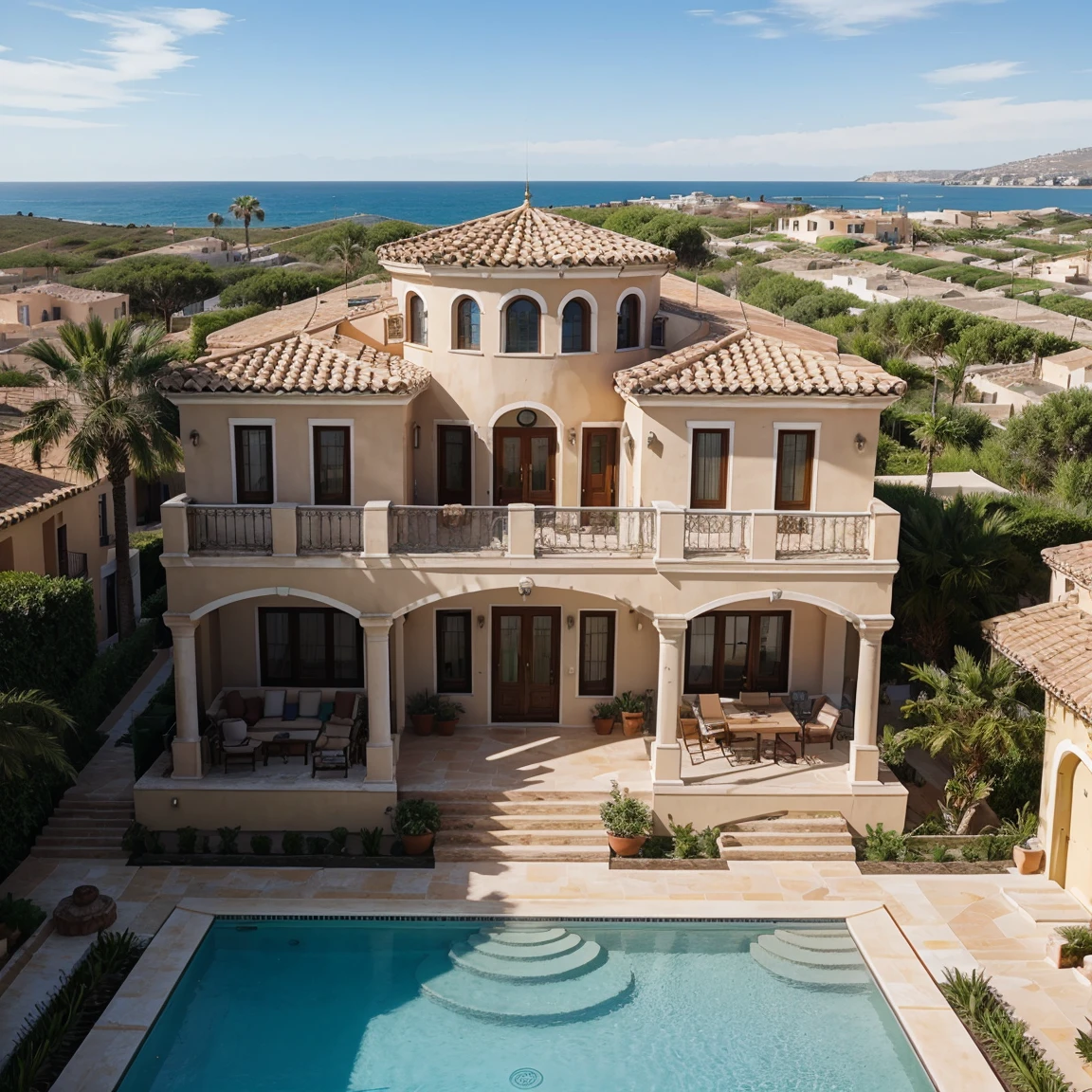 beautiful place, incredibly beautiful, mediterranean home, two story floor plan, dreamy and detailed, 1400 sqft, rooftop,
