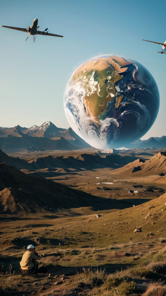 People who are afraid of the destruction of the Earth