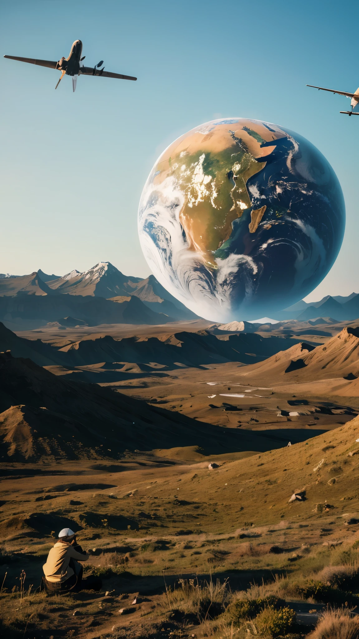 People who are afraid of the destruction of the Earth