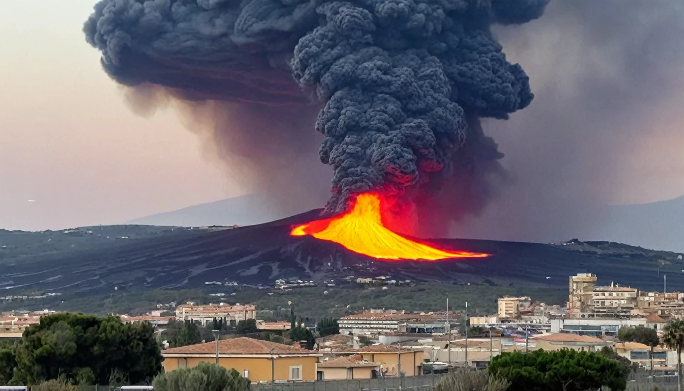 Etna eruption: Lava Fountain Threatens Sicily and Causes Total Chaos at Catania Airport!