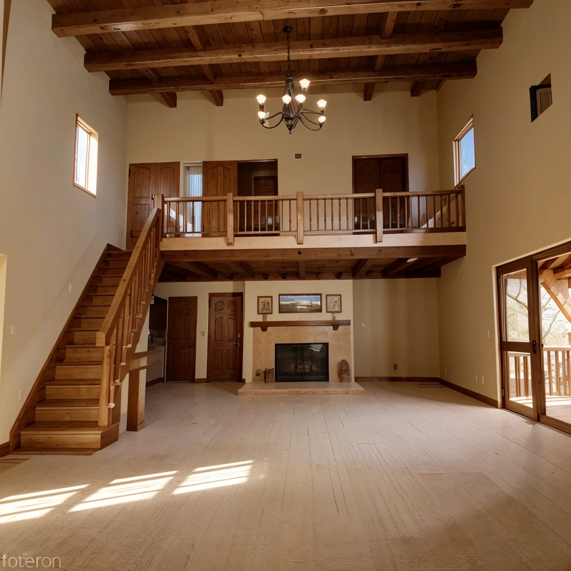 two story, floor plan, adobe style, 1400 sqft,