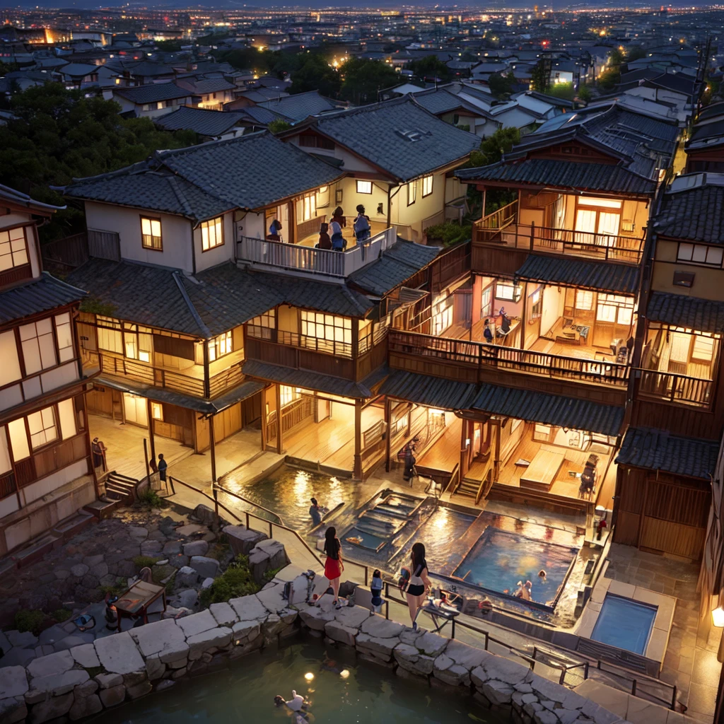 (masterpiece、Highest quality)、(Photorealistic photography)、Single image、1 picture、(日本のUnsanitary and dim地下街、Nostalgic and fantastic night view、地下へのstage)、(Beautiful night view)、(Showa style、Japan favelas、Old and dirty hot spring town)、((Big bath、Underground hot spring facilities、stage))、(middle School girls3People and above、水着を着た女の子3People and above、Tank top、Panties、smile、fun)、((Unsanitary and dim))、Shady Red Light District、shaved ice、Sale of drinks、(stage、Everyone is having fun bathing)、smile、Happy schoolchildren、Perfect Anatomy