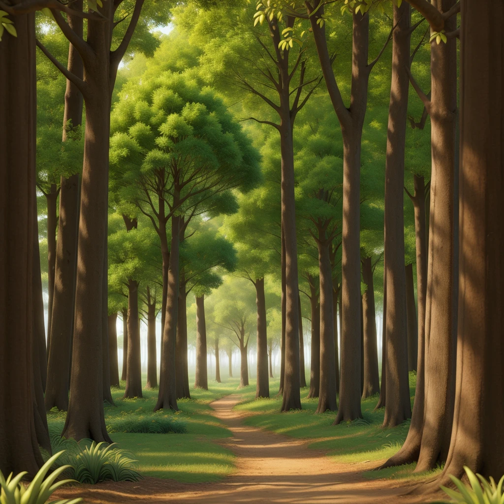 beautiful disney green forest