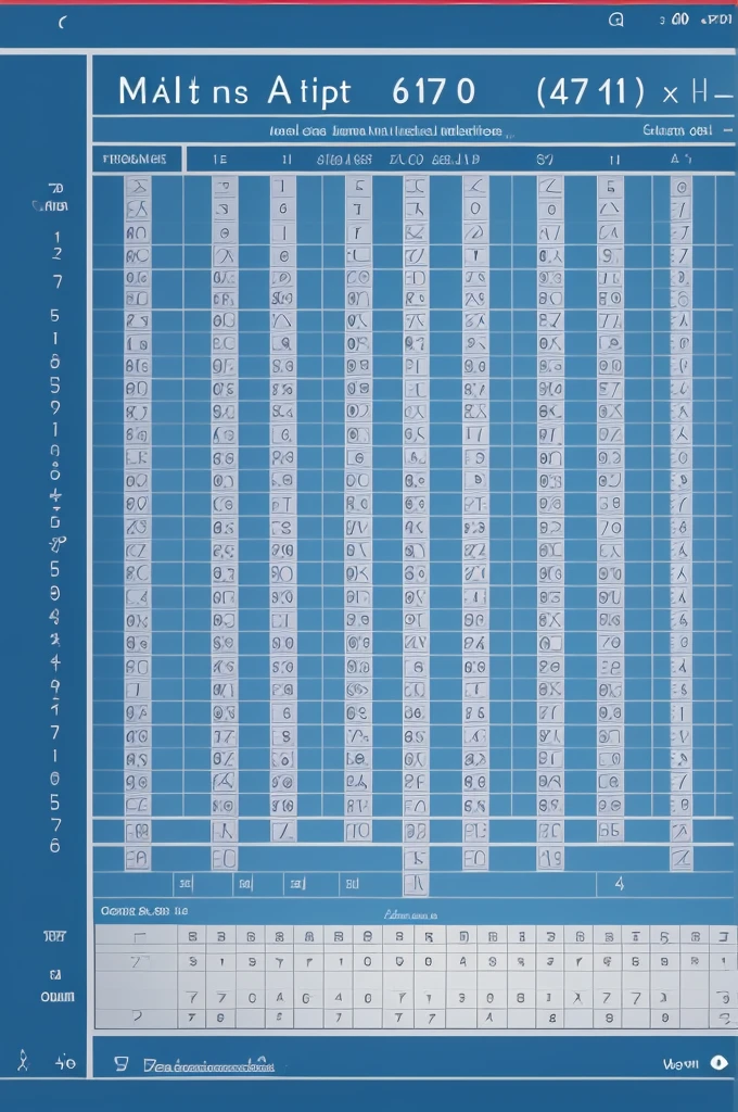 Make a Pythagorean multiplication table
