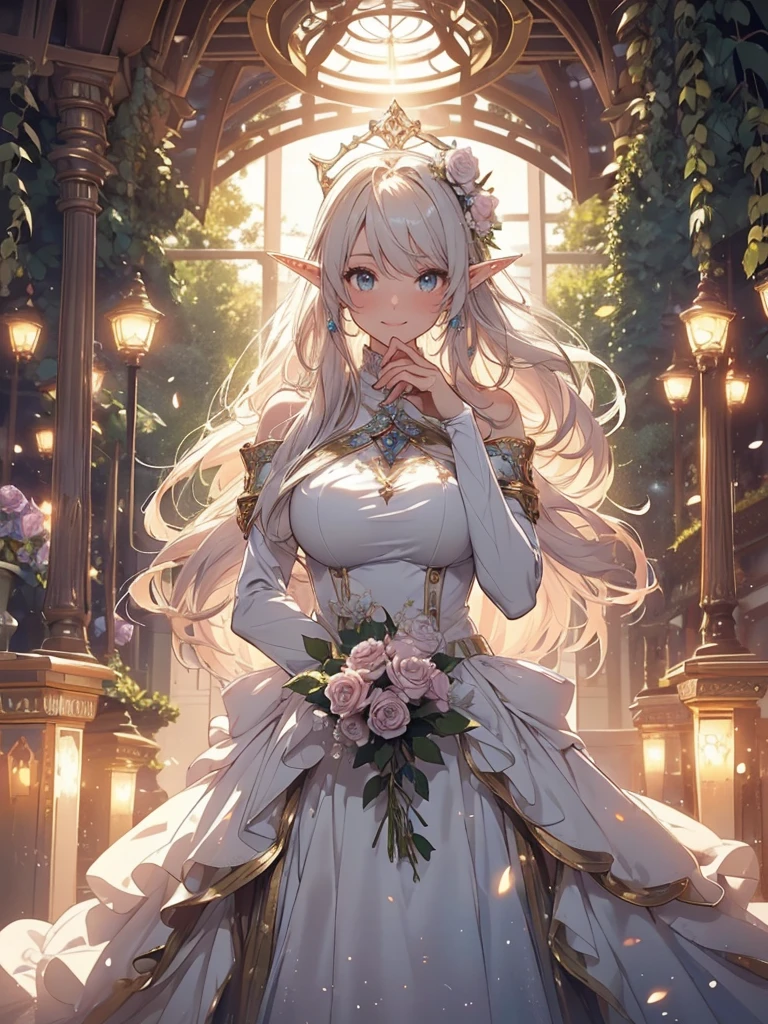 最high quality、1 woman elf on screen 、sexly, Beautifully decorated dress,Beautiful foam、、CourtyardShining fairy wings、Flower fractal art Beautiful Nature((have White Rose bouquet2.0)) 、Bigger on the screen((cowboy shot )) 、((seethroughbodystocking, dress)),Beautiful radiance,High-definition depiction, Realistic, 8K, Unity, beautiful Shot, light smile, Beautifully and vividly drawn, , Beautiful, beautiful, clear skin、sexly,beautiful underwear,Countless rays of light pouring down, Swirling Light, Raise one arm above your head, Intense light is emitted from the magic circle in front of the girl. forest、Lots of leaves、green leaves、flower、Particles of light、 night、Magic 、Fairy tale、
Romanticism,Cowboy Shot: The most beautiful form of chaos, Mr..々colour, Intertwined flowers, Particle,magical gentle light,smile,sexly,image quality、masterpiece、Beautiful Face、Super beautiful elf woman((Big breasted 22 year old office lady、Bust 100,Beautiful long ironed hair 、bionde hair,height: 165cm。、sexly、ANDsbian、、high quality、、Visual art、Written boundary depth、universe、Happy smile、、elegant、ticker beautiful decorative、、beautiful tiara、Beautiful bed、Beautiful Landscape、A kind smile、wonderful、Fluttering petals、Dance happily、、Cultivate fantasy、、Mystery light Lots of flowers、、art、forest, art,mystery,Ultra-high resolution,atmosphere A colorful and dreamy anime-style illustration of a young girl with beautiful hair,Beautiful Forest. surrounded by a kaleidoscope of colors and glowing lights. The background is filled with whimsical details and a magical atmosphere. --ar 3:4 --style raw --stylize 600 --niji 6、Throne Beautiful エロnsfw