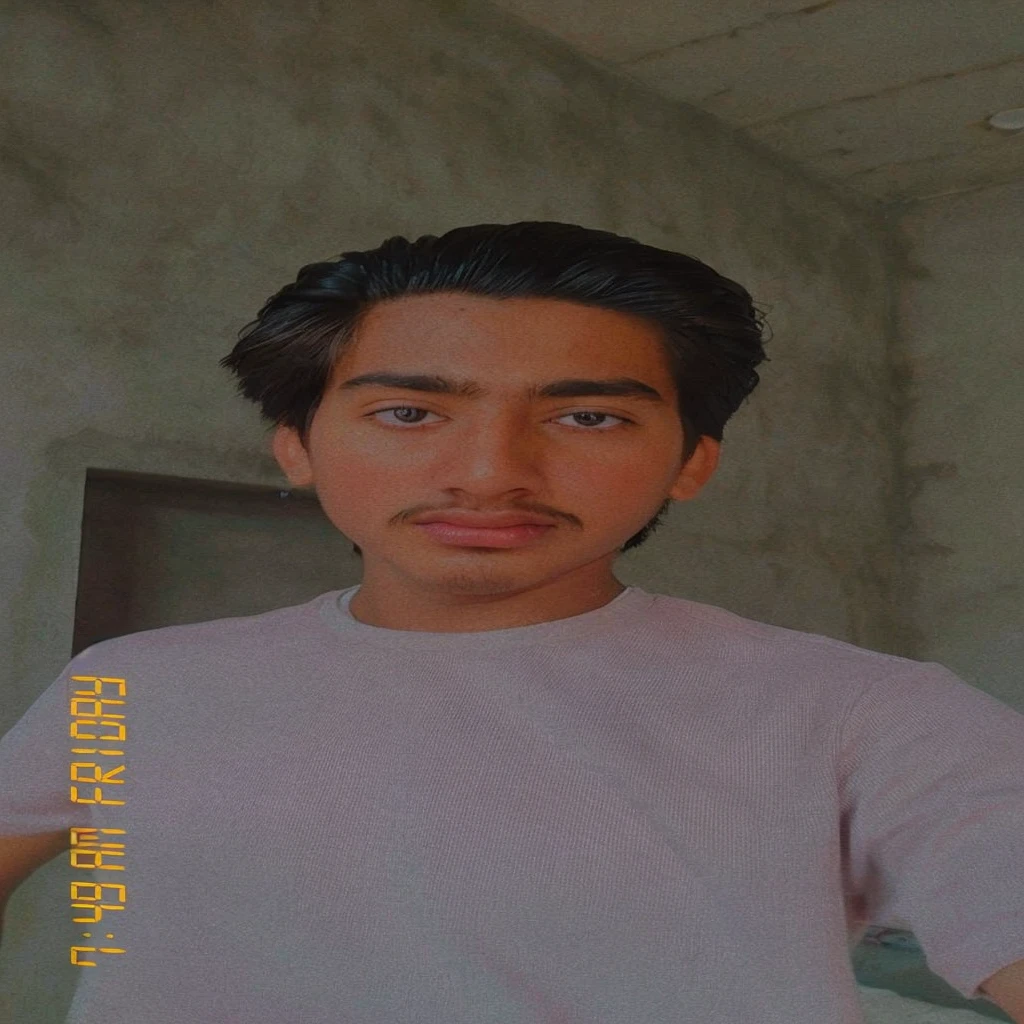 Boy taking selfie at neon car in night at cyberpunk city at road people walking at the side of road, 