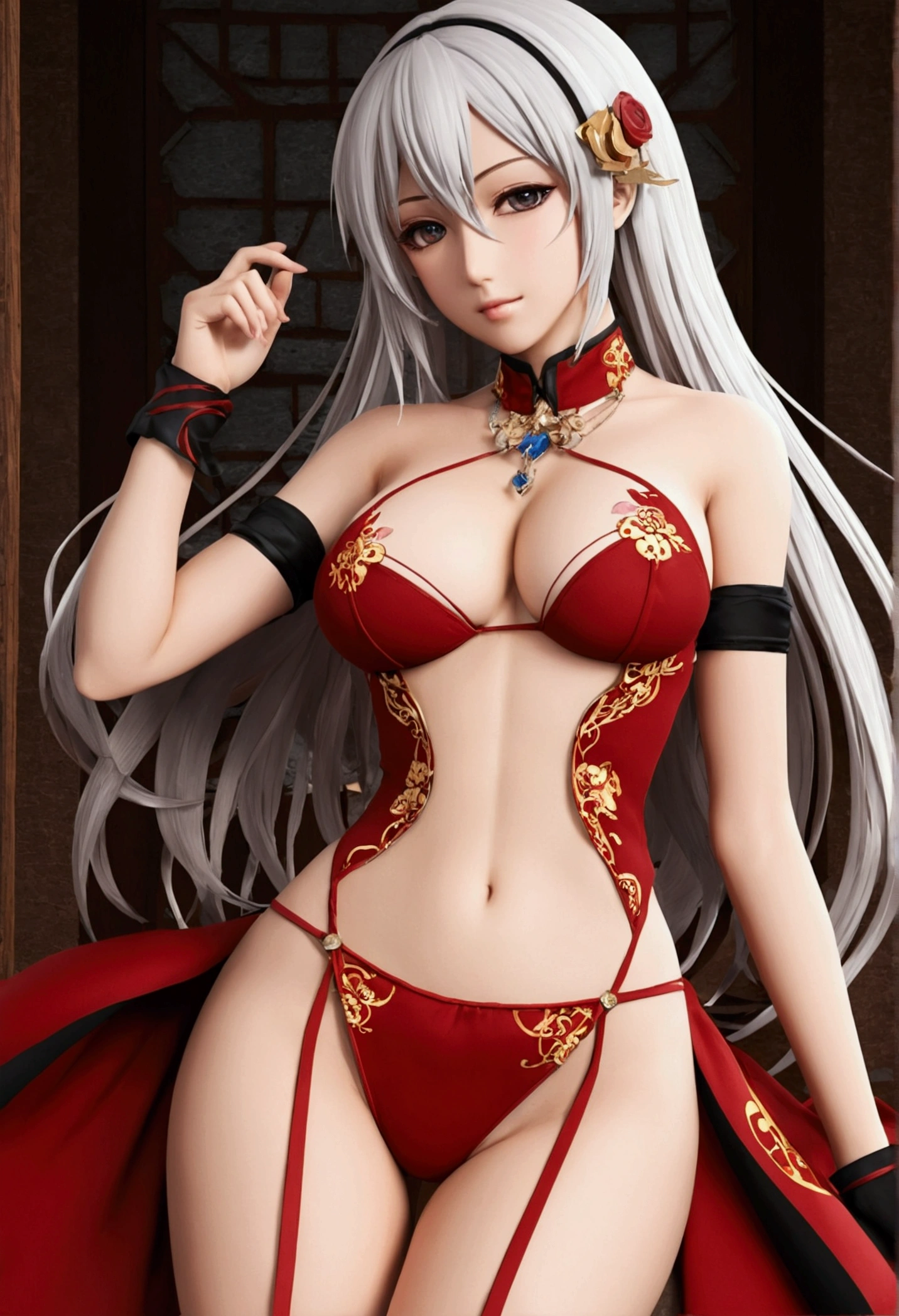 Very sexy image as many parts as possible show very hot anime girl