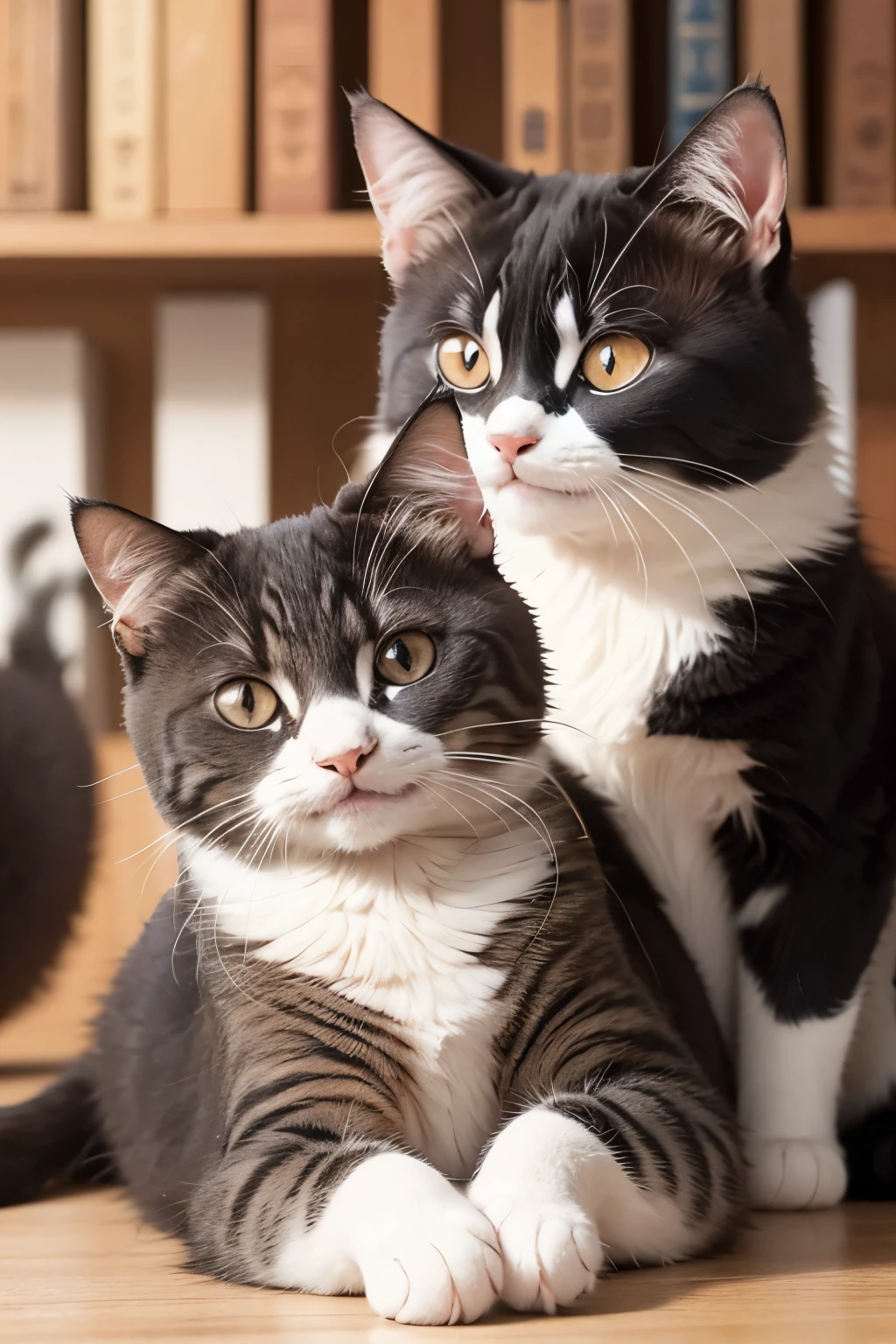 Smiling cats smiling a lot, more smiling
