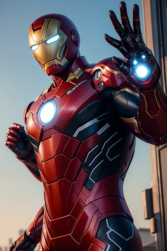 Venom as iron man
