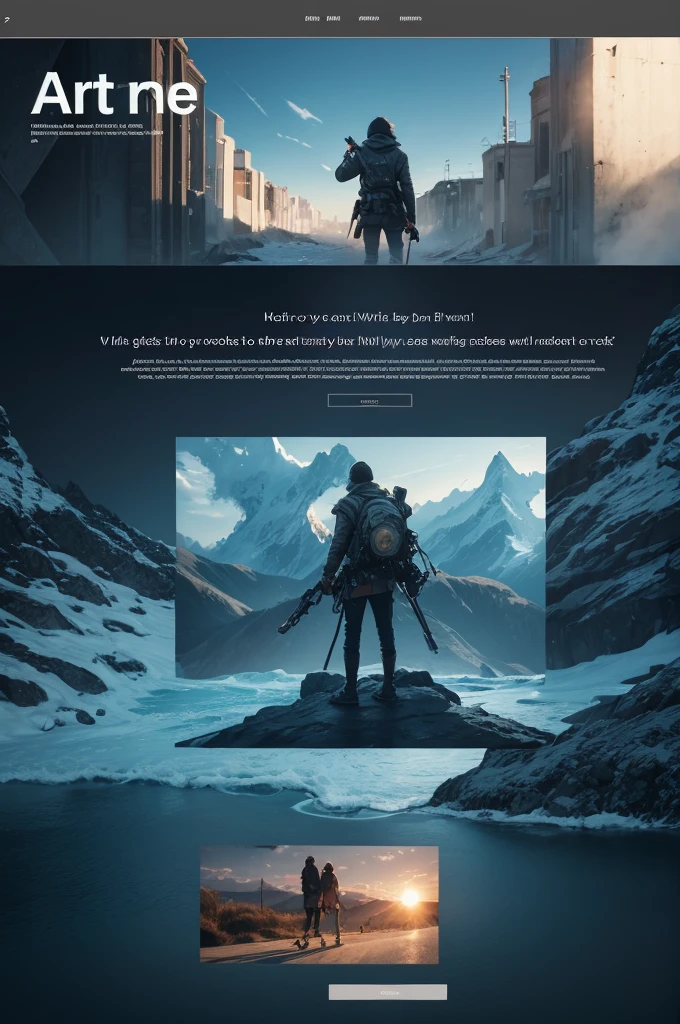 Create a theme-themed slideshow background "arts".