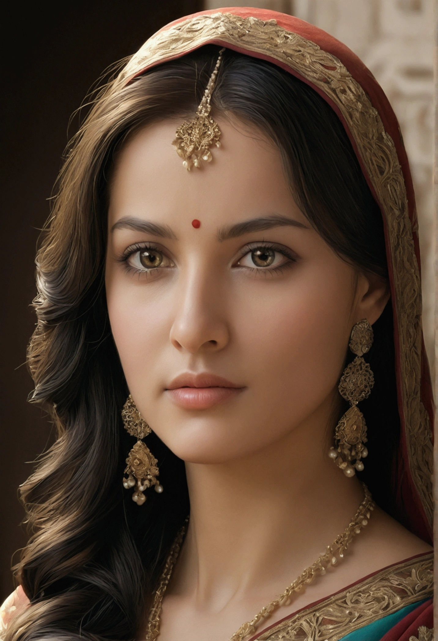 Portrait of a Woman, In the bedroom,
(Beautiful face with attention to detail), (Beautiful, detailed sad eyes:1.1), (Mouth of Joy),
(8k eyes), (Number of students: 8,000 people), (Button nose),
Side Lock, Brunette Long Hair,
(Realistic:1.4), masterpiece, super high quality, Very detailed, (Ultra-high resolution), Absurd,