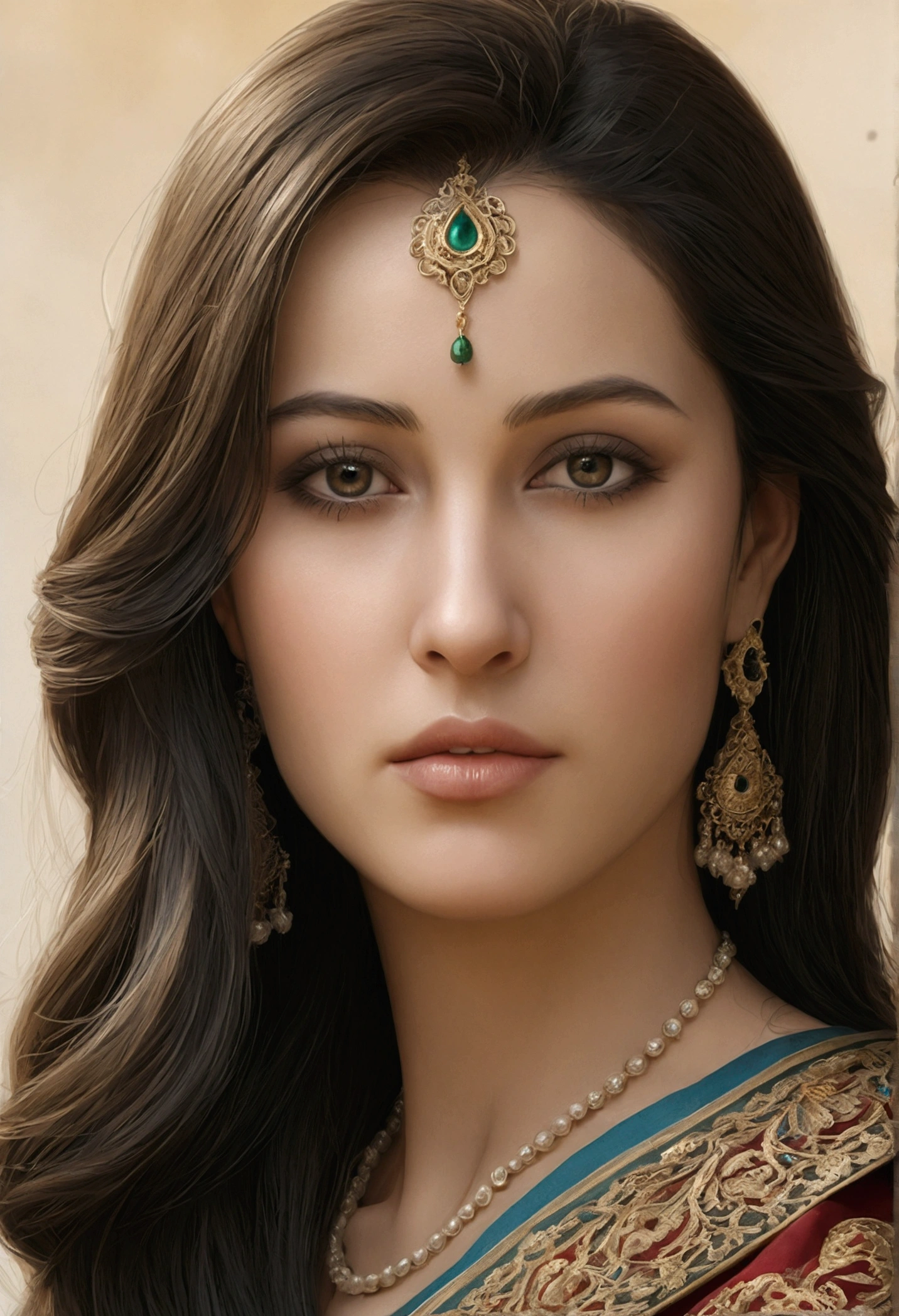 Portrait of a Woman, In the bedroom,
(Beautiful face with attention to detail), (Beautiful, detailed sad eyes:1.1), (Mouth of Joy),
(8k eyes), (Number of students: 8,000 people), (Button nose),
Side Lock, Brunette Long Hair,
(Realistic:1.4), masterpiece, super high quality, Very detailed, (Ultra-high resolution), Absurd,