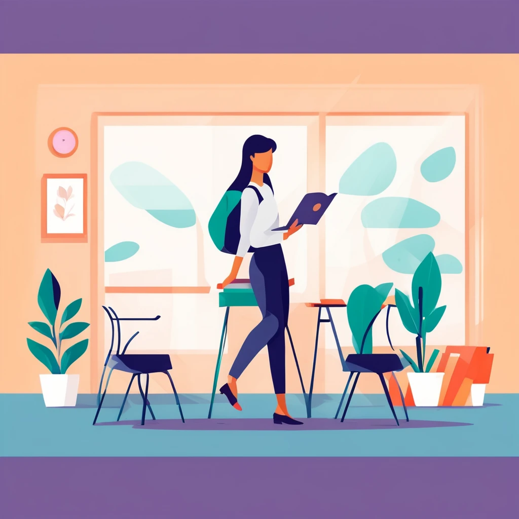 Vuelta a clases illustration concept flat design