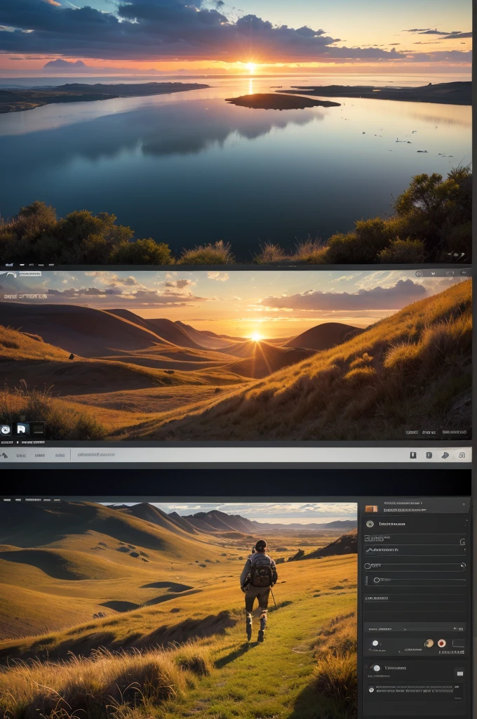 Make a YouTube banner out of 2.560 x 1.440 pixels on savanna 