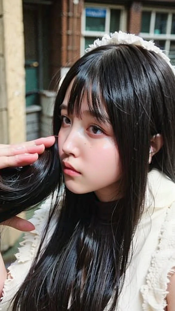 ((Extremely precise and accurate anatomy:1.0)), (photo realistic:1.4), (Hyper realistic:1.4), (Highest qualityの現実的な肌の質感:1.4), (Improvement of quality:1.4), (Enhances the beauty of skin texture:1.1), Clean and glowing skin, One girl, woman, masterpiece, Highest quality, Highest quality, (Volumetric lighting),(Film Grain:1.1),Very detailed CG unity 8k壁紙, Concentrated, Very detailed, Ultra-realistic, Realistic, Sharp focus, Absurd, (High resolution:1.2), (High Contrast), photograph, Detailed and complex, (((Looks great on Instagram:1.38))), Very detailed, Digital Painting, Art Station, Concept Art, Smooth, Sharp focus, Looking at the audience, Tank top.
