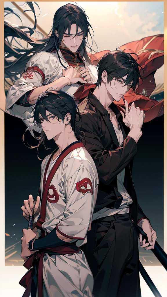 Two baseball players shaking hands in uniform, High quality fan art, 🚿🗝📝, Rob Ray and Kentaro Miura Style, Katsuhiro and Inio Asano, Official Art, Renji Murata and Artgerm, Official Fan Art, Two handsome anime guys, Akihiko Inoue and Ross Tran, Zero-chan, Very detailed fan art