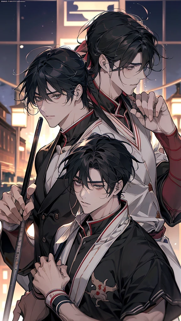 Two baseball players shaking hands in uniform, High quality fan art, 🚿🗝📝, Rob Ray and Kentaro Miura Style, Katsuhiro and Inio Asano, Official Art, Renji Murata and Artgerm, Official Fan Art, Two handsome anime guys, Akihiko Inoue and Ross Tran, Zero-chan, Very detailed fan art