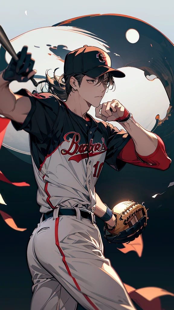 a cartoon baseball player throwing a ball with a glove, Artistic Expression, Clip art, High quality illustrations, Stock Illustration, baseball, .eps, Clip art, Simple illustration, 3127318783, 3156350975, vector Art illustration, stock art, Art illustration, In action pose, High quality illustrations