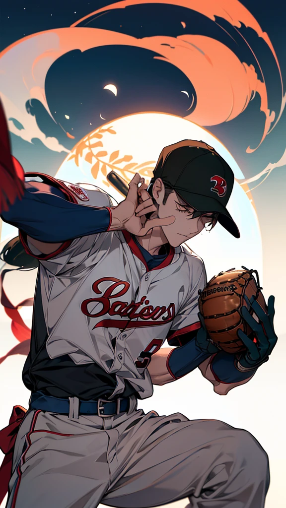 a cartoon baseball player throwing a ball with a glove, Artistic Expression, Clip art, High quality illustrations, Stock Illustration, baseball, .eps, Clip art, Simple illustration, 3127318783, 3156350975, vector Art illustration, stock art, Art illustration, In action pose, High quality illustrations