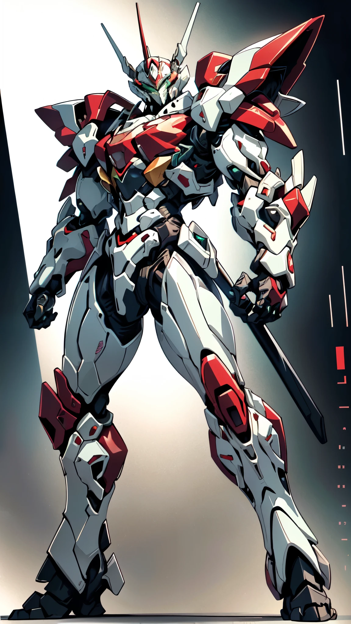 (masterpiece:1.5, best quality:1.5, extremely delicate:1.5, foreshortening:1.5, dynamic angle:1.5), a man wearing a full-face helmet, a fantasy-style biotech armored combat suit, green eyes, (a composite layered chest armor), fully enclosed shoulder guards, matching arm and leg guards, belt of Neon circuit, (the color scheme is primarily white with red green accents), the design balances heavy with agility, a high-tech bio-mecha armor, (Armor Concept Inspired by neon Cyberpunk, stand on the top of a skyscraper in a futuristic sci-fi city), this character embodies a finely crafted fantasy-surreal style armored hero in anime style, exquisite and mature manga art style, (element, plasma, energy, the armor glows), ((male:1.5)), metallic, high definition, highres, ultra-detailed, ultra-fine painting, professional, perfect body proportions, golden ratio, anatomically correct, symmetrical face, extremely detailed eyes and face, high quality eyes, creativity, RAW photo, UHD, 32k, Natural light, cinematic lighting, masterpiece-anatomy-perfect