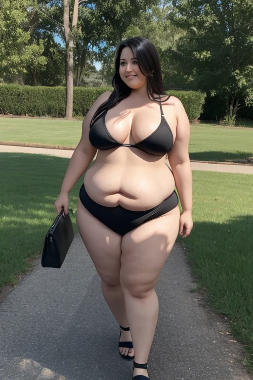 140kg extremely obese woman