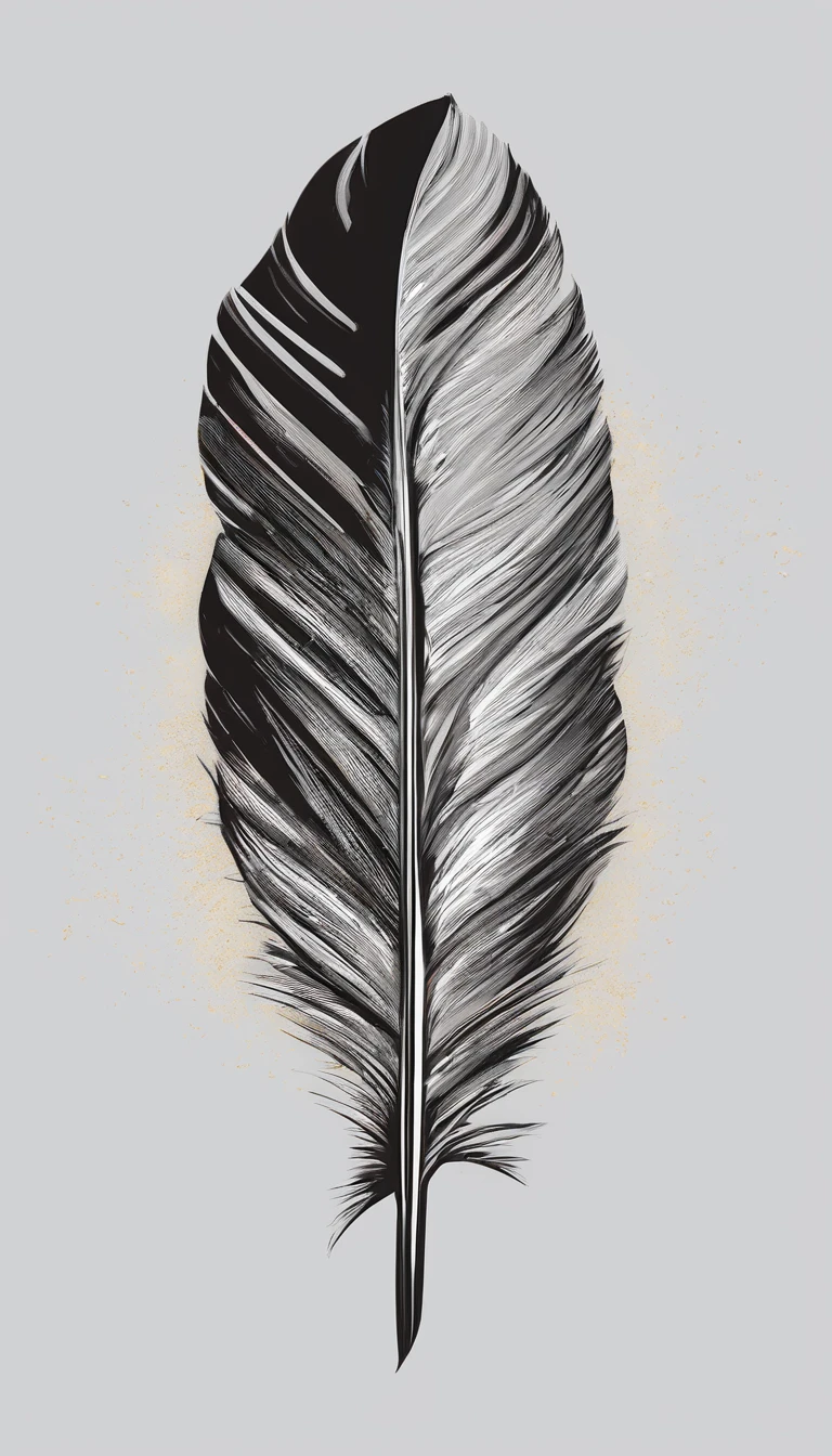 A minimal, modern, simple, cinematic logo design for the brand “Penamemoria". Create a modern, minimalistic, high-quality, logo of a boy-feather
