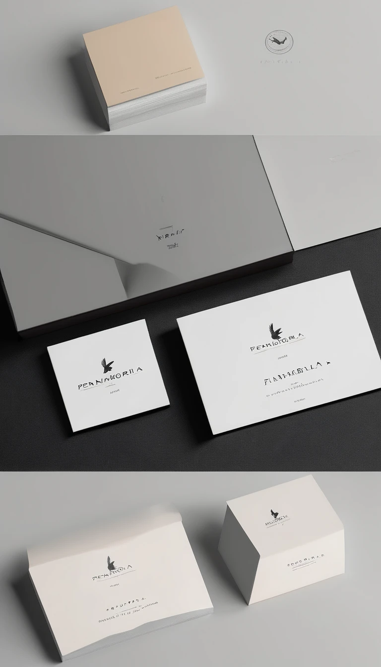 A minimal, modern, simple, cinematic logo design for the brand “Penamemoria". Create a modern, minimalistic, high-quality, logo of a boy-feather
