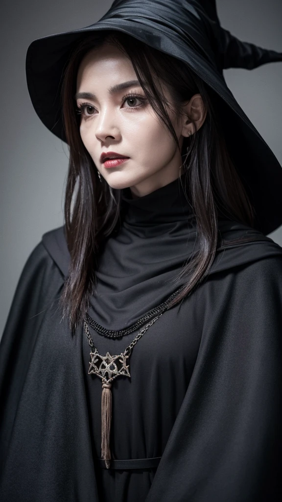 witch　Grandmother　Wife　ugly　Black Cape　Creepy　Overall dark　scared