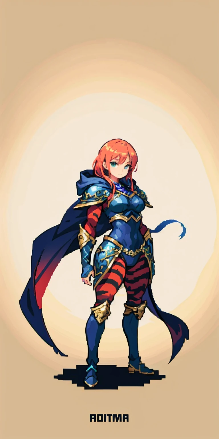 1 Girl (implying one person, likely female) Full Body: Standing with perfect symmetry Muscular Build: Strong and defined physique Turned Arms: Muscular arms positioned behind her back Theme: Epic Fantasy: Set in a fantastical world Asgard: Inspired by Norse mythology (can be subtle or more prominent) Valkyrie/Lady Knight: Combining elements of a fierce warrior and noble protector A motif incorporated into her armor, clothing, or environment (tiger stripes, or a tiger pelt cloak) Visual Style: Hyper Realistic: Incredibly lifelike detail Masterpiece: Exceptional quality 8K Resolution: Sharp and high definition Detailed Drawing: Intricate and richly textured Superior Quality: The best possible rendering Epic Composition: Dramatic and visually stunning