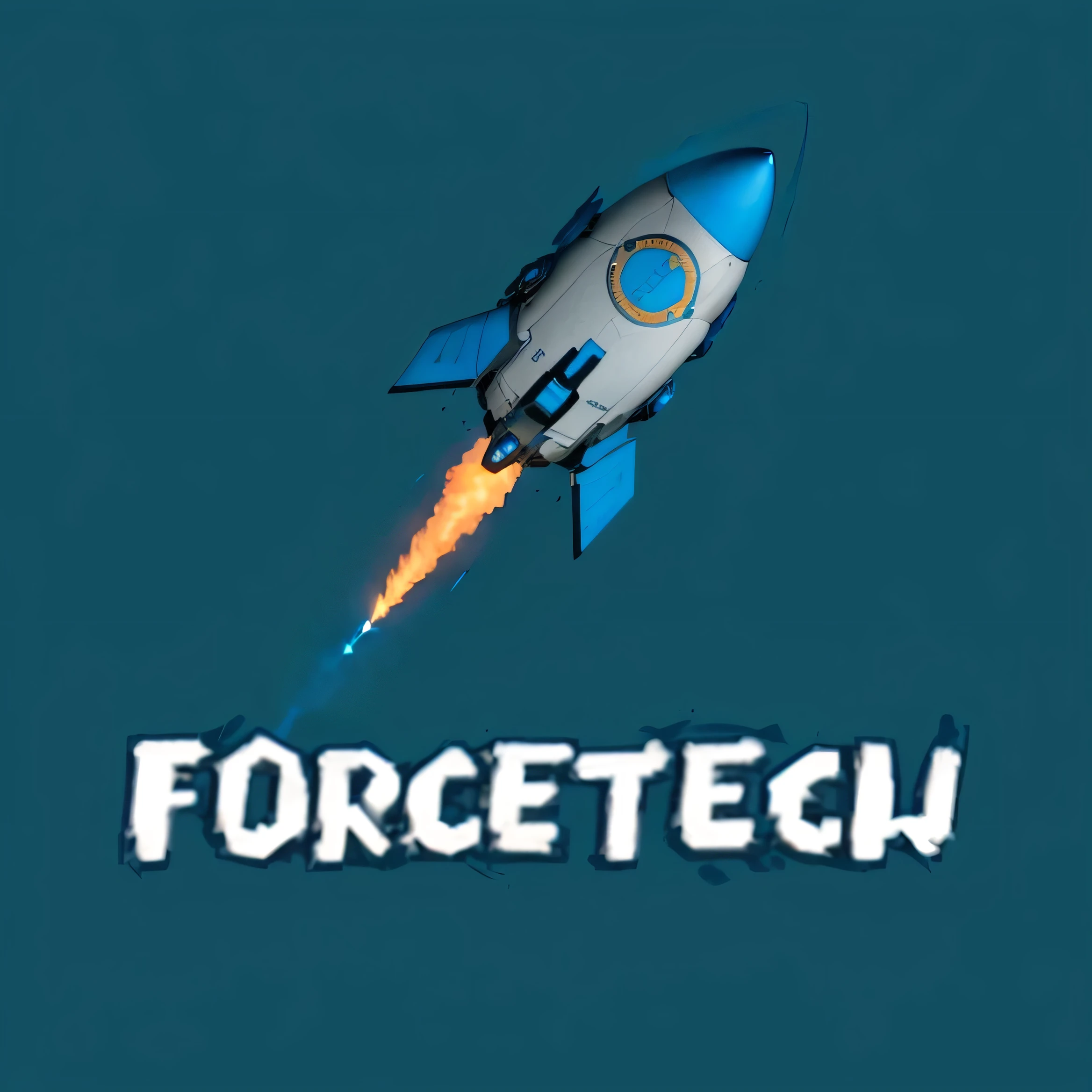 a blue background with a rocket and the word forget technology, strengthfield, strength, Direction: Lorentz Frölich, porcelain strengthfield, avatar image, [ forgetful ], lieutenant Zoran Mušič, tech face, inspired Direction: Lorentz Frölich, art admirer, Joseph Todorovitch ", technology science - fiction, future technological clothing