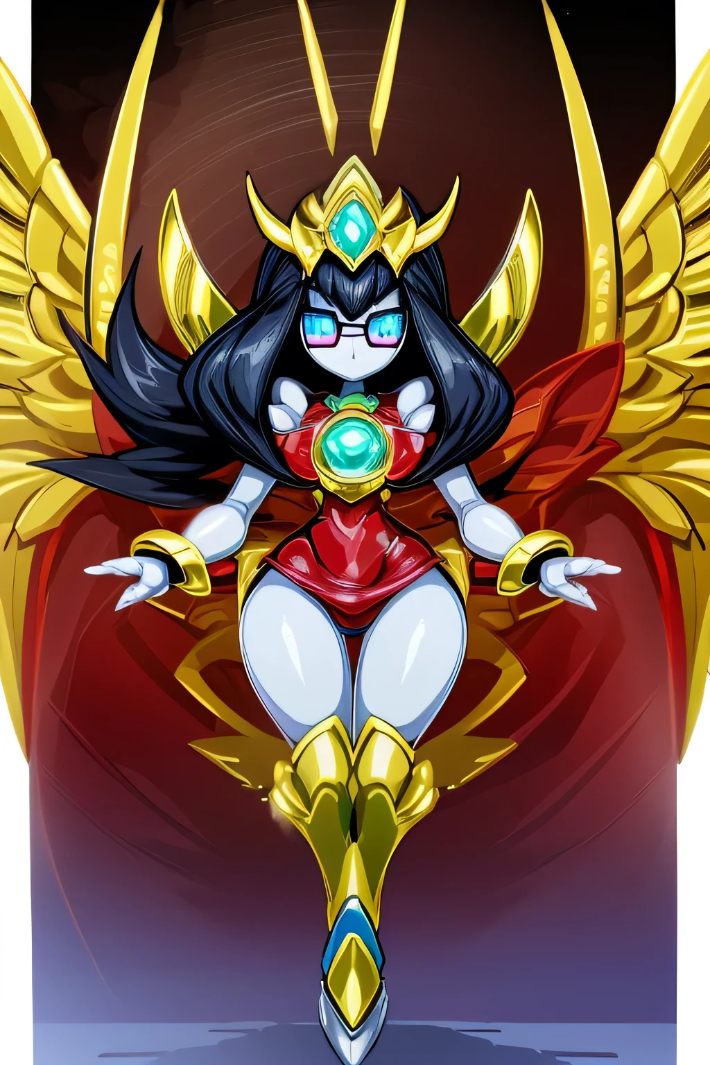 ((masterpiece)), ((best quality)), (ultra-detailed), ((sexy)), (ero), anime style3, extremely detailed game CG, full body, magic circle, a , , solo, warrior, beautiful black hair, beautiful silver eyes, ((beautiful eyes)), light brown-skinned, buttocks, large breast, headphone, glasses, luminous effect, latex
