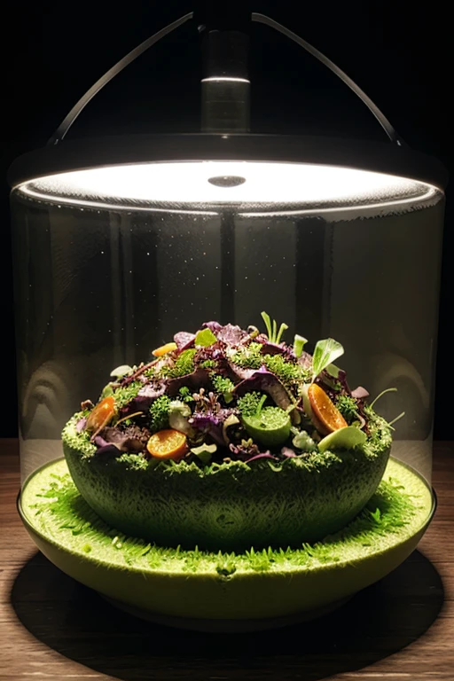 3D-PRINTED algae salad