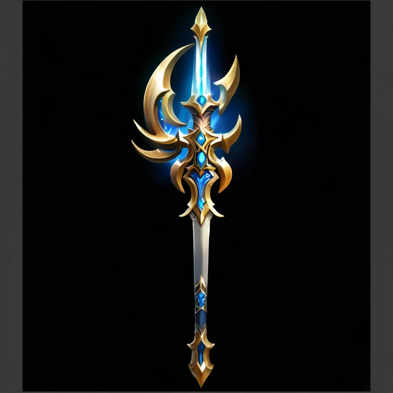 Very beautiful sword,The design is also very beautiful, Intricate Fantasy Spear, Fantasy weapons, Sword weapons, Scepter, World of Warcraft Blizzard Weapon Art, epic Fantasy weapons art, metallic scepter, Dragon Staff, Role Playing Game Items, sword, Weapon concept art, Fantasy RPG Weapon Art, League of Legends Arcane, Fantasy sword, Dragon Staff, Weapon Design