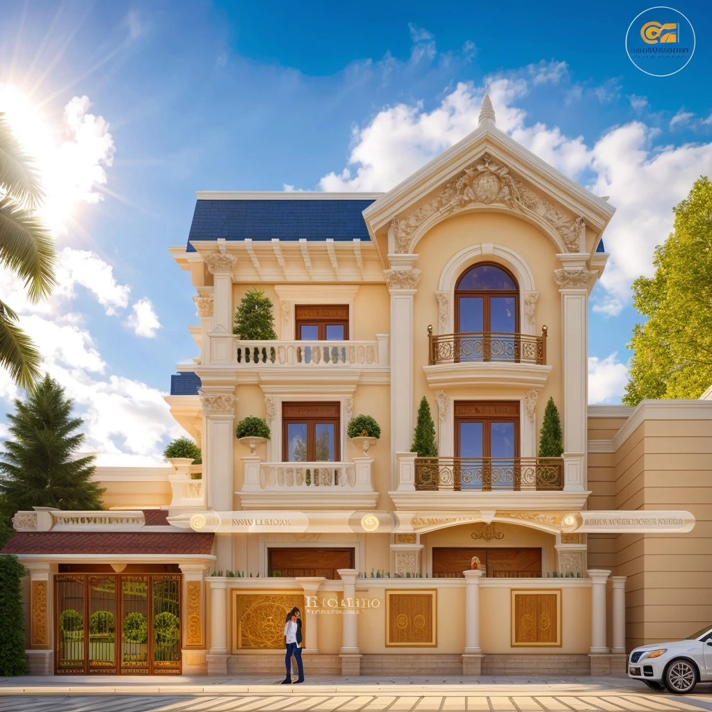 Neoclassical villa design