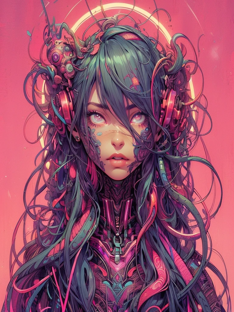 Seductive psychedelic horror, Trippy Hentai, body horror, having sex, real breasts, detailed , surreal Sex, LSD trip, sensual, psychedelic vaginal sex, provocative, colorful, glowing