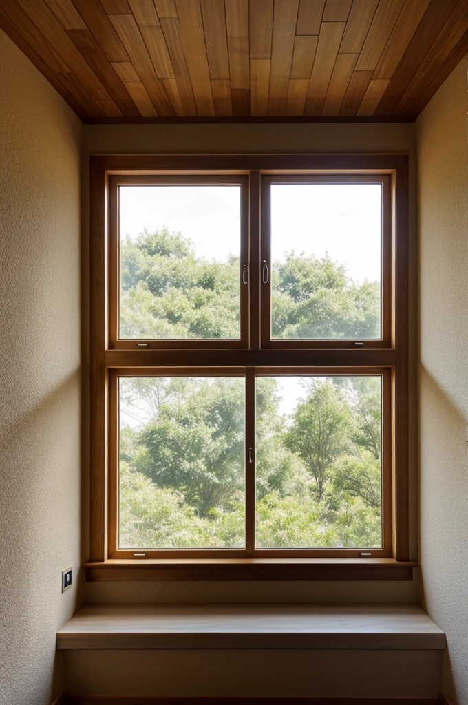 1 large square window