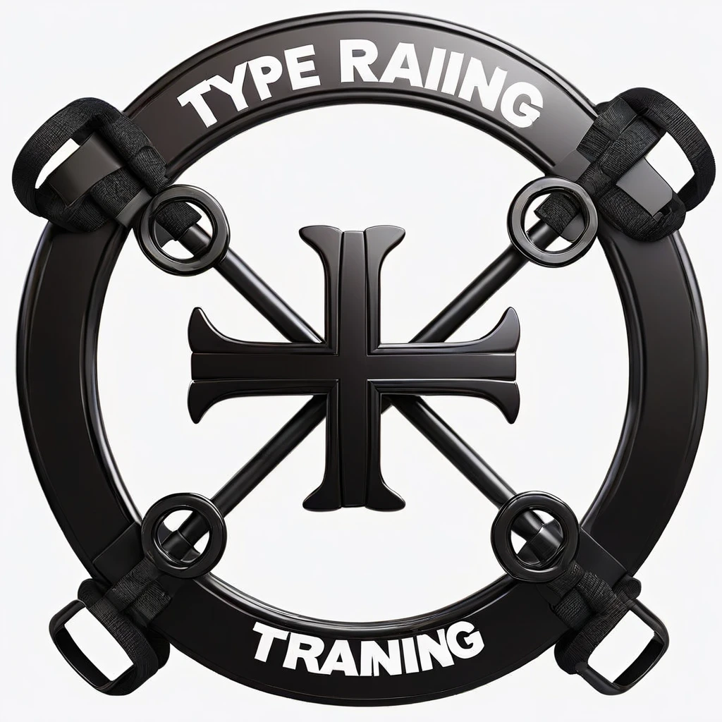 Type logo with black ring written Cross training