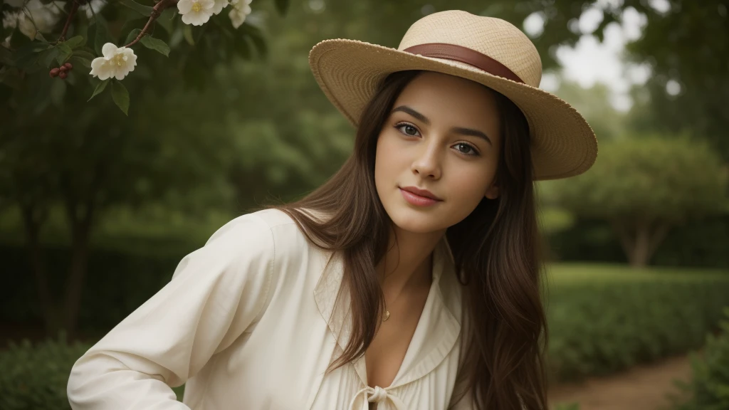 High quality) Woman in vintage clothing from the past century, wearing gloves and a period dress, with a hat and an elegant parasol, surrounded by a picturesque garden. The woman has long flowing hair and a serene expression on her face, with beautifully detailed eyes and lips. The scene is captured in the style of a classic oil painting, with rich textures and vibrant colors. The lighting is soft and warm, casting a gentle glow on the woman and the surroundings. The overall color tone is reminiscent of sepia, evoking a sense of nostalgia and timeless beauty. The image is of the highest resolution, with exquisite details that bring the artwork to life.
Prompts negativos
verybadimagenegative_v1.3, ng_deepnegative_v1_75t, (ugly face:0.8),cross-eyed,sketches, (worst quality:2), (low quality:2), (normal quality:2), lowres, normal quality, ((monochrome)), ((grayscale)), skin spots, acnes, skin blemishes, bad anatomy, DeepNegative, facing away, tilted head, {Multiple people}, lowres, bad anatomy, bad hands, text, error, missing fingers, extra digit, fewer digits, cropped, worstquality, low quality, normal quality, jpegartifacts, signature, watermark, username, blurry, bad feet, cropped, poorly drawn hands, poorly drawn face, mutation, deformed, worst quality, low quality, normal quality, jpeg artifacts, signature, watermark, extra fingers, fewer digits, extra limbs, extra arms,extra legs, malformed limbs, fused fingers, too many fingers, long neck, cross-eyed,mutated hands, polar lowres, bad body, bad proportions, gross proportions, text, error, missing fingers, missing arms, missing legs, extra digit, extra arms, extra leg, extra foot, ((repeating hair)) mulher seculo passado com mai corpo seios maiores e oerans grossa e mais cheinha de corpo
Coletor
Euler a
Escala CFG
7
Passos 40
Semente
11685022
Tamanho de Imagem
420 X 768
Modelo
epiCRealism
Lora
GirlfriendMix_v1